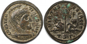 Römische Münzen, MÜNZEN DER RÖMISCHEN KAISERZEIT. Constantinus I. (307-337 n. Chr). Follis 320 n. Chr., Thessalonica. (2.90 g. 19 mm) Vs.: CONSTANTINV...