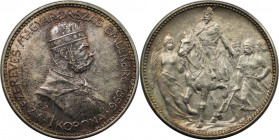 RDR – Habsburg – Österreich, RÖMISCH-DEUTSCHES REICH. Österreich-Ungarn. Franz Joseph I. (1848-1916). "Millennium". 1 Korona 1896 KB. Silber. KM 487. ...