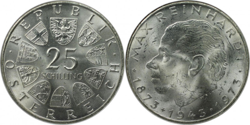 RDR – Habsburg – Österreich, REPUBLIK ÖSTERREICH. 100. Geburtstag von Max Reinha...