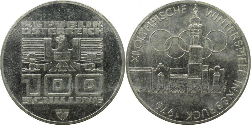 RDR – Habsburg – Österreich, REPUBLIK ÖSTERREICH. XII Olympische Winterspiele, I...