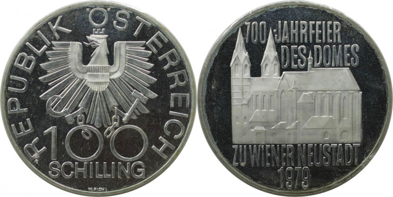 RDR – Habsburg – Österreich, REPUBLIK ÖSTERREICH. 700 Jahre Dom zu Wiener Neusta...
