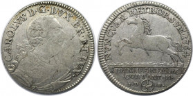 Altdeutsche Münzen und Medaillen, BRAUNSCHWEIG - WOLFENBÜTTEL. Karl I. (1735-1780). 1/3 Taler 1764 IDB E. Silber. Schön 316. Sehr schön