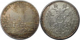 Altdeutsche Münzen und Medaillen, NÜRNBERG, STADT. Konv.-Taler 1768 SR, Stadtansicht. Silber. 27.76 g. Dav. 2494, Kellner 344 c. Sehr schön-vorzüglich...