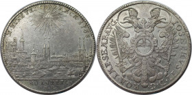 Altdeutsche Münzen und Medaillen, NÜRNBERG, STADT. Konv.-Taler 1768, Nürnberg. Mit Titel Josephs II. und mit Randschrift. Stadtansicht. Silber. 27,93 ...