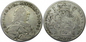 Altdeutsche Münzen und Medaillen, WÜRZBURG - BISTUM. Adam Friedrich von Seinsheim (1755-1779). 20 Kreuzer 1763 L MP. KM 371. Schön 141. Fast Sehr schö...