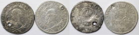 Altdeutsche Münzen und Medaillen, LOTS UND SAMMLUNGEN. BRANDENBURG - ANSBACH. Christian Friedrich Karl Alexander (1757-1791). 20 Kruzer 1764 S, 20 Kre...