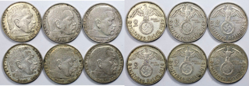 Deutsche Münzen und Medaillen ab 1871, 3. REICH 1933-1945. Paul von Hindenburg. ...