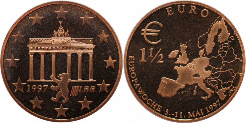 Deutsche Münzen und Medaillen ab 1945, BUNDESREPUBLIK DEUTSCHLAND. Europawoche. ...
