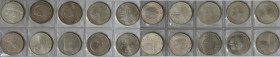 Deutsche Münzen und Medaillen ab 1945, Lots und Samllungen BUNDESREPUBLIK DEUTSCHLAND. Set 10 Stück x10 Euro 2002-2006. Stempelglanz. Einzeln in Münzh...