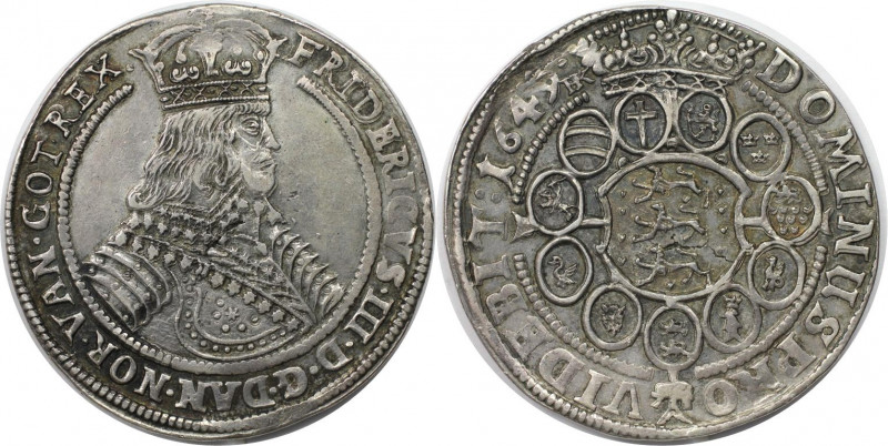Europäische Münzen und Medaillen, Dänemark / Denmark. Frederik III. (1648-1670)....