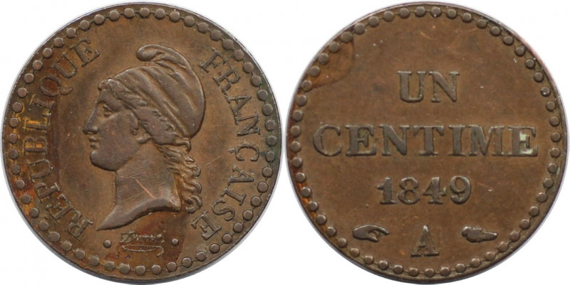 Europäische Münzen und Medaillen, Frankreich / France. Zweite Republik (1848-185...