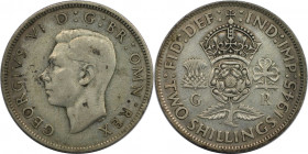 Europäische Münzen und Medaillen, Großbritannien / Vereinigtes Königreich / UK / United Kingdom. George VI. (1936-1952). 1 Florin (2 Shillings) 1945. ...