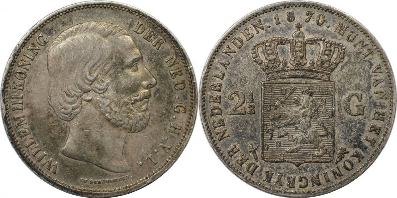 Europäische Münzen und Medaillen, Niederlande / Netherlands. Wilhelm III. (1849-...