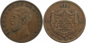 Europäische Münzen und Medaillen, Rumänien / Romania. Karl I. 5 Bani 1884. Kupfer. KM 19. Sehr schön+
