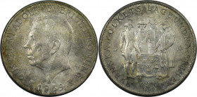 Europäische Münzen und Medaillen, Schweden / Sweden. Gustaf VI. Adolf (1950-1973). 5 Kronen 1959. Auf den 150. Jahrestag der Verfassung. 18,0 g. 0.400...