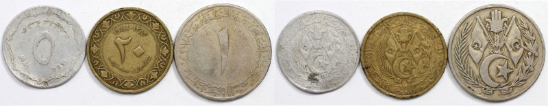 Weltmünzen und Medaillen, Algerien / Algeria, Lots und Sammlungen. 5 Centimes, 2...