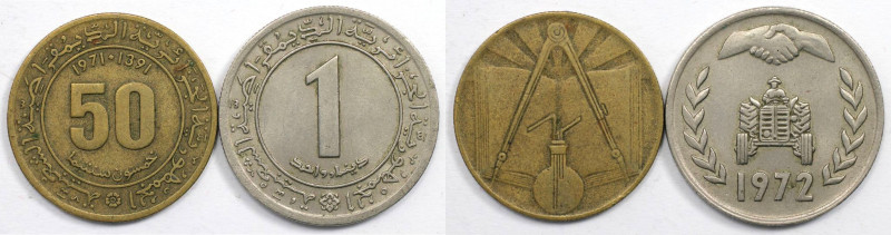 Weltmünzen und Medaillen, Algerien / Algeria, Lots und Sammlungen. 50 Centimes 1...