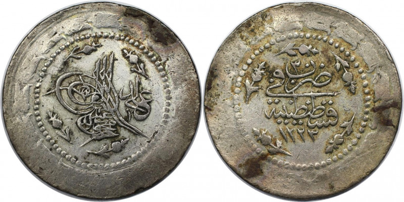 Weltmünzen und Medaillen, Türkei / Turkey. Mahmud II. (1808-1839). 6 Kurush 1837...