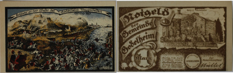 Banknoten, Deutschland / Germany. Notgeld Godelheim (Westfalen / Nordrhein-Westf...
