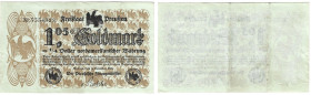 Banknoten, Deutschland / Germany. Freistaat Preussen, Berlin. 1,05 Goldmark 1923 Notgeld. III
