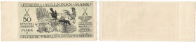 Banknoten, Deutschland / Germany. Notgeld, Meißen, Staatliche Porzellanmanufaktur. 50 Millionen Mark 15.8.1923. II
