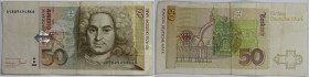 Banknoten, Deutschland / Germany. BRD. 50 Mark 02.01.1996. II