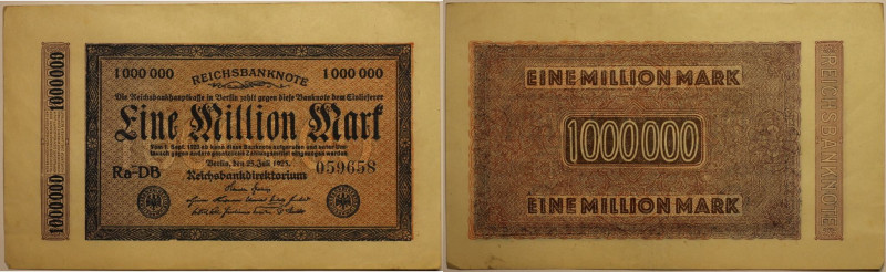 Banknoten, Deutschland / Germany. Notgeld, Berlin, Geldscheine Inflation. 1 Mill...