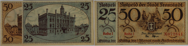Banknoten, Deutschland / Germany, Lots und Sammlungen. Notgeld Fraustadt (Poland...