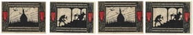 Banknoten, Deutschland / Germany, Lots und Sammlungen. Notgeld Deltmond. 2 x 50 Pfennig 1920. Lot von 2 Banknoten. Kassenfrisch