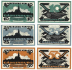 Banknoten, Deutschland / Germany, Lots und Sammlungen. Notgeld Dahlenburg Spar und Dahlehnskasse E.G.m.u.H. 10, 25, 50 Pfennig 1920. Lot von 3 Banknot...