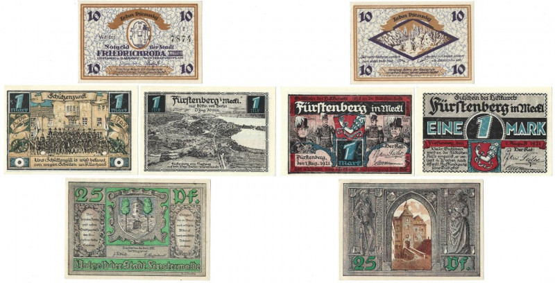 Banknoten, Deutschland / Germany, Lots und Sammlungen. Friedrichroda in Thüringe...