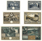 Banknoten, Deutschland / Germany, Lots und Sammlungen. Stützerbach. 10, 20, 25 Pfennig 1921. Lot von 3 Banknoten. Notgeld. Kassenfrisch