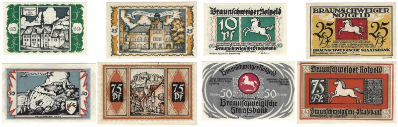 Banknoten, Deutschland / Germany, Lots und Sammlungen. Braunschweig. *BLANKENBUR...