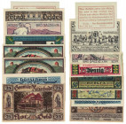 Banknoten, Deutschland / Germany, Lots und Sammlungen. Notgeld. Juist, Hannover. 25 Pfennig 1919. Grabowski J12.3. I-II, Oelde Stadt. 50 Pfennig 1920....