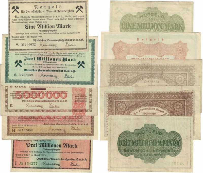 Banknoten, Deutschland / Germany, Lots und Sammlungen. Notgeld Ostelbisches Brau...