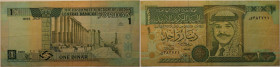 Banknoten, Jordanien / Jordan. 1 Dinar 2002. P.29. II