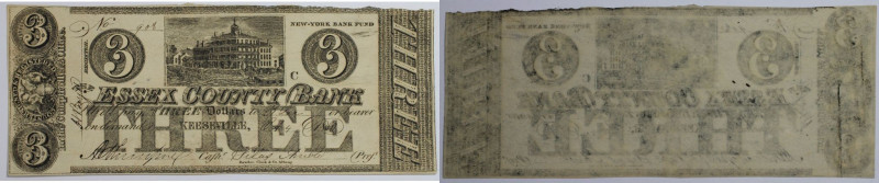 Banknoten, USA / Vereinigte Staaten von Amerika, Obsolete Banknotes. Keeseville,...