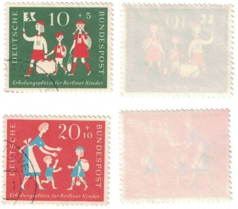 Briefmarken / Postmarken, Deutschland / Germany. BRD. Erholungsplätze für Berlin...