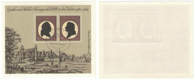 Briefmarken / Postmarken, Deutschland / Germany. DDR. Goethe-Schiller-Ehrung. Block 66 1982. FDC