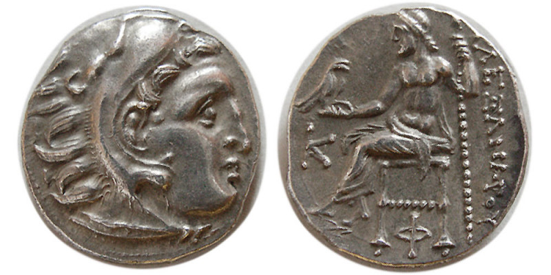 KINGS of MACEDON. Alexander III ‘the Great’. 336-323 BC. AR Drachm (4.39 gm; 19 ...