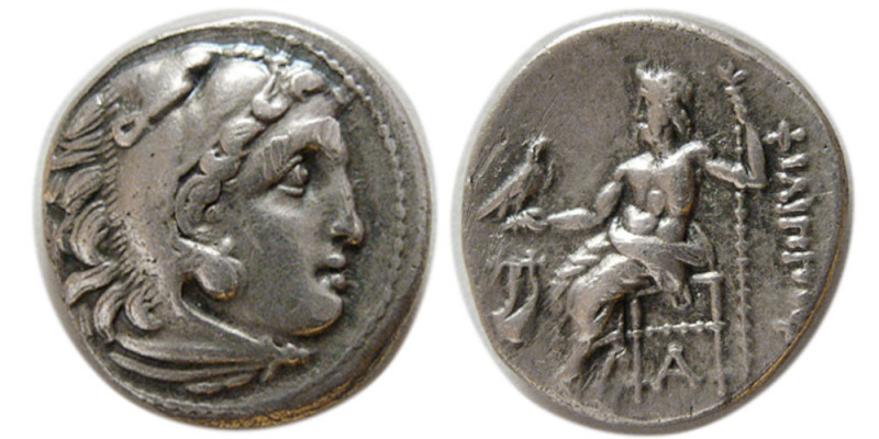 KINGS of MACEDON. Philip III Arrhidaios, 323-317 BC. AR Drachm (3.81 gm; 17 mm)....