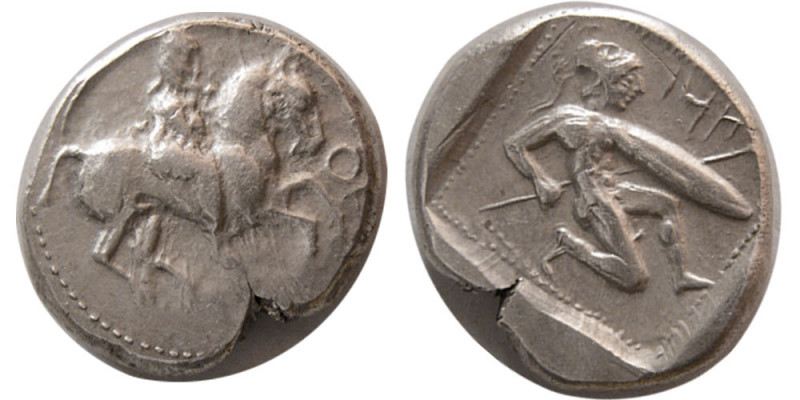 CILICIA, Tarsos. Circa 440-420 BC. AR Stater (10.81 gm; 23 mm). Satrap, holding ...