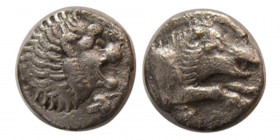 ASIA MINOR, Uncertain mint. 5th-4th Century BC. AR Diobol.