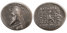 KINGS of PARTHIA. Sinatruces. 93/2-70/69 BC. AR Drachm. Margiana.