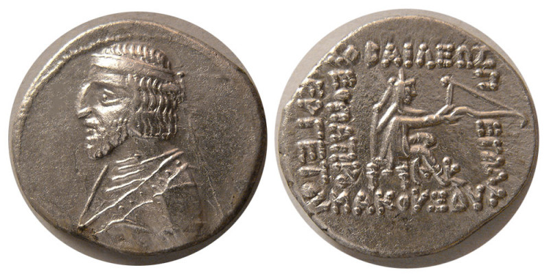 PARTHIAN EMPIRE. Arsakes XVI. 78/7-62/1 BC. AR Drachm (4.08 gm; 19 mm). Diademed...