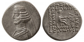 KINGS Of PARTHIA. Mithradates IV. 58/7-55 BC. AR Drachm. Scarce!