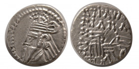 KINGS of PARTHIA. Osroes II. Circa AD 190-208. AR Drachm.