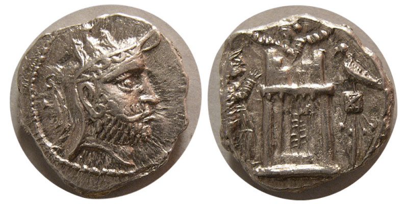 KINGS of PERSIS. Autophradates II. Early-mid 2nd century BC. AR Drachm (4.09 gm;...