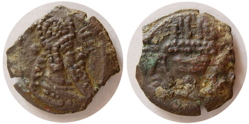 SASANIAN KINGS. Ardashir I. 224-240 AD. Æ Pashiz (2.92 gm; 17 mm). Founder of Sa...