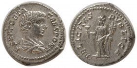 ROMAN EMPIRE. Geta. AD 198-209. AR Denarius